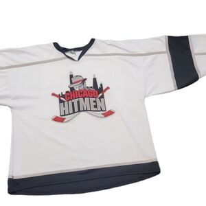 Chicago Hitmen Autographed Hockey Jersey Authentic